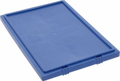 Quantum Storage - 19.5" Long x 13.5" Wide x 1" High Blue Lid - For Use with Quantum Storage Systems - SNT200 - Exact Tool & Supply
