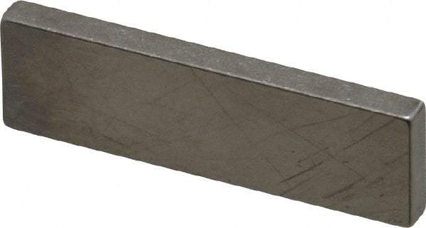 Mitutoyo - 0.106" Rectangular Steel Gage Block - Accuracy Grade 0, Includes Certificate of Inspection - Exact Tool & Supply
