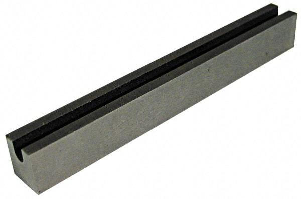 Eclipse - 1/4" Channel Width, 6" Long, 15 kg Max Pull Force, Rectangle Alnico Channel Magnet - 3/4" Overall Width, 550°C Max Operating Temp, 1/2" High, Grade 5 Alnico - Exact Tool & Supply