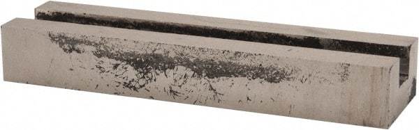Eclipse - 1/2" Channel Width, 6" Long, 36 kg Max Pull Force, Rectangle Alnico Channel Magnet - 1-1/2" Overall Width, 550°C Max Operating Temp, 7/8" High, Grade 5 Alnico - Exact Tool & Supply