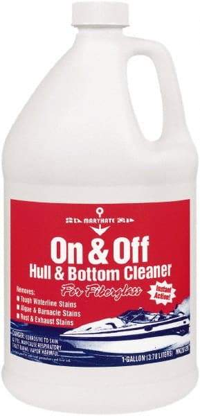 CRC - Water-Based Solution Hull and Bottom Cleaner - 1 Gallon Bottle, 32° F Freezing Point - Exact Tool & Supply
