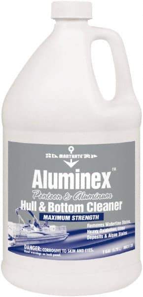 CRC - Water-Based Solution Pontoon and Aluminum Hull Cleaner - 1 Gallon Bottle, Up to 32°F Freezing Point - Exact Tool & Supply
