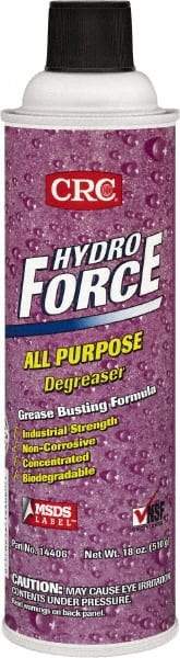 CRC - 20 oz Aerosol Cleaner/Degreaser - Aerosol, H2O Surfactant, Unscented - Exact Tool & Supply