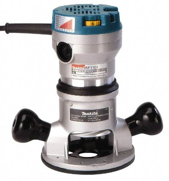 Makita - Electric Routers Collet Size (Inch): 1/4; 1/2 Router Type: Fixed Base - Exact Tool & Supply