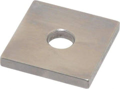 Mitutoyo - 0.126" Square Steel Gage Block - Accuracy Grade 0, Includes Certificate of Inspection - Exact Tool & Supply