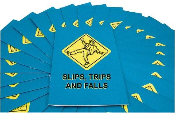 Marcom - Slips Trips and Falls Training Booklet - English and Spanish, Safety Meeting Series - Exact Tool & Supply
