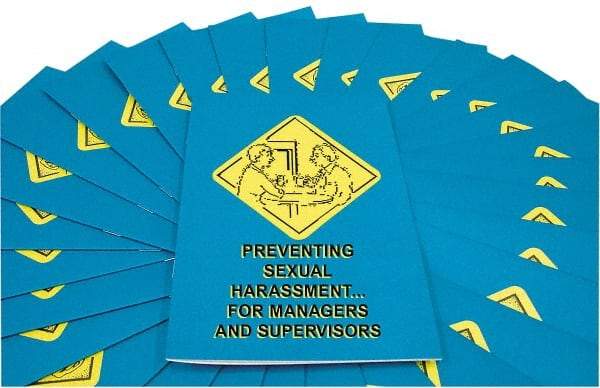 Marcom - Preventing Sexual Harassment for Managers and Supervisors Training Booklet - English and Spanish, Safety Meeting Series - Exact Tool & Supply