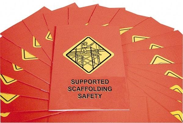 Marcom - Supported Scaffolding Safety Training Booklet - English and Spanish, Regulatory Compliance Series - Exact Tool & Supply