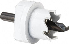 Lenox - 7/8" Diam, 1/2" Cutting Depth, Hole Saw - Carbide-Tipped Saw, Toothed Edge - Exact Tool & Supply