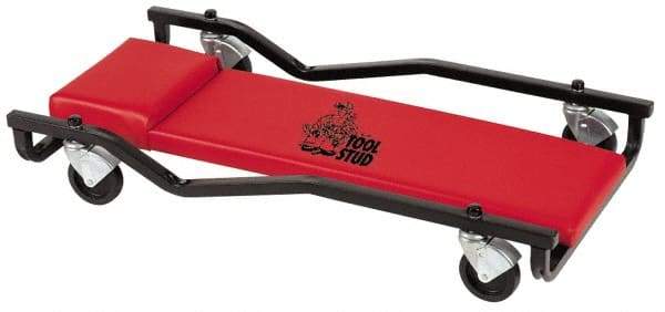 Whiteside - 400 Lb Capacity, 4 Wheel Extra Wide Creeper - Steel, 40" Long x 4" Overall Height x 20" Wide - Exact Tool & Supply