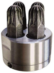 Guardair - Blow Gun Maximum Air Cluster - 1/4 NPT, 2-1/2" Hose Length, Zinc - Exact Tool & Supply