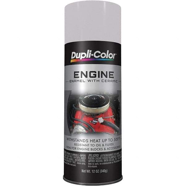 Krylon - 12 oz Aluminum Automotive Heat Resistant Paint - High Gloss Finish, Comes in Aerosol Can - Exact Tool & Supply