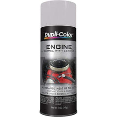 Krylon - 12 oz Aluminum Automotive Heat Resistant Paint - High Gloss Finish, Comes in Aerosol Can - Exact Tool & Supply