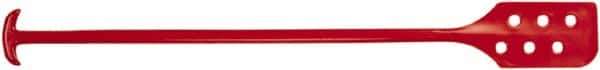 Remco - Red Polypropylene Mixing Paddle with Holes - 52" Overall Length - Exact Tool & Supply