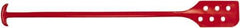 Remco - Red Polypropylene Mixing Paddle with Holes - 52" Overall Length - Exact Tool & Supply