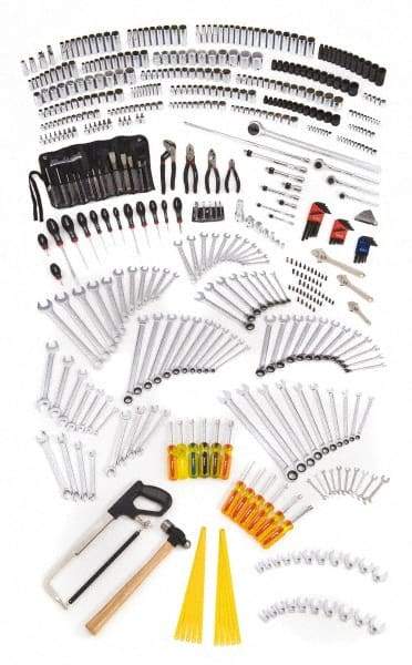 Blackhawk by Proto - 560 Piece 1/4, 3/8, 1/2 & 3/4" Drive Master Tool Set - Tools Only - Exact Tool & Supply