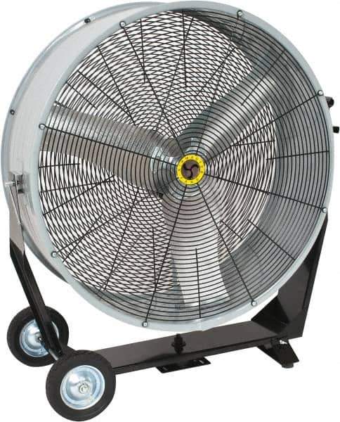 Airmaster - 36" Blade, Direct Drive, 1/2 hp, 11,200, 8,090 CFM, Man Cooler - 115 Volts, 2 Speed, Single Phase - Exact Tool & Supply