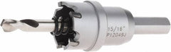Hougen - 15/16" Diam, 1/8" Cutting Depth, Hole Saw - Carbide-Tipped Saw, Toothed Edge - Exact Tool & Supply