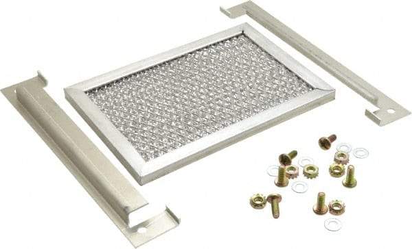 Cooper B-Line - Electrical Enclosure Steel Filter - For Use with Enclosure Louver Plate Kits - Exact Tool & Supply