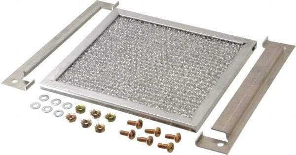 Cooper B-Line - Electrical Enclosure Steel Filter - For Use with Enclosure Louver Plate Kits - Exact Tool & Supply