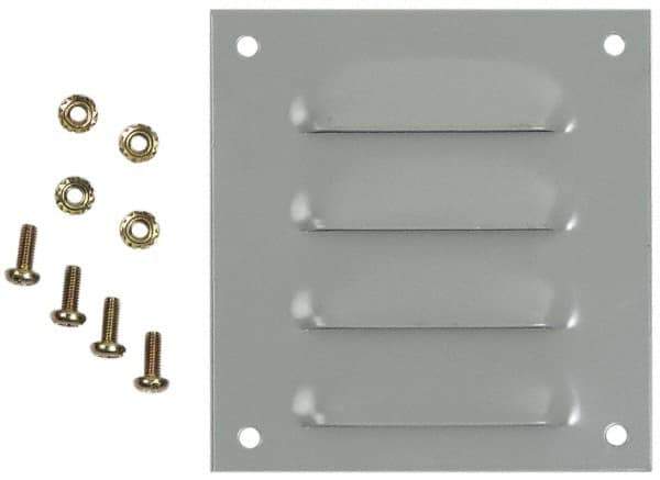 Cooper B-Line - Electrical Enclosure Steel Louver Plate Kit - For Use with Enclosures - Exact Tool & Supply