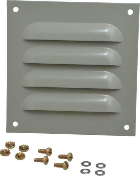 Cooper B-Line - Electrical Enclosure Steel Louver Plate Kit - For Use with Enclosures - Exact Tool & Supply