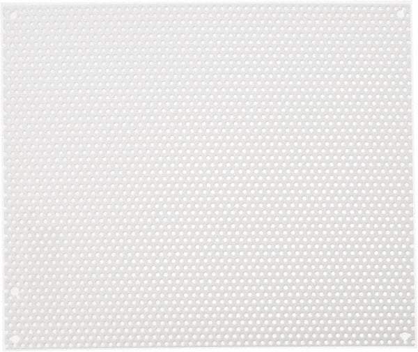 Cooper B-Line - 10-7/8" OAW x 12-7/8" OAH Powder Coat Finish Electrical Enclosure Perforated Panel - 14" x 12" Box, 16 Gauge Steel, Use with 14126-12CHC/14126-12CHCS/14128-12CHC - Exact Tool & Supply