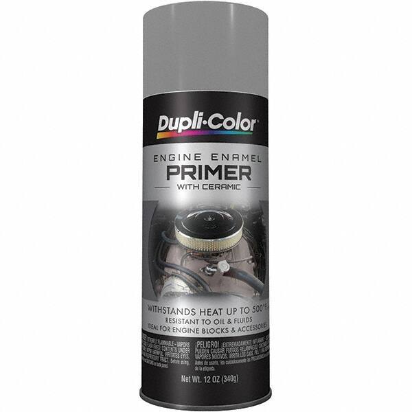 Krylon - 12 oz Gray Primer Automotive Heat Resistant Paint - High Gloss Finish, Comes in Aerosol Can - Exact Tool & Supply