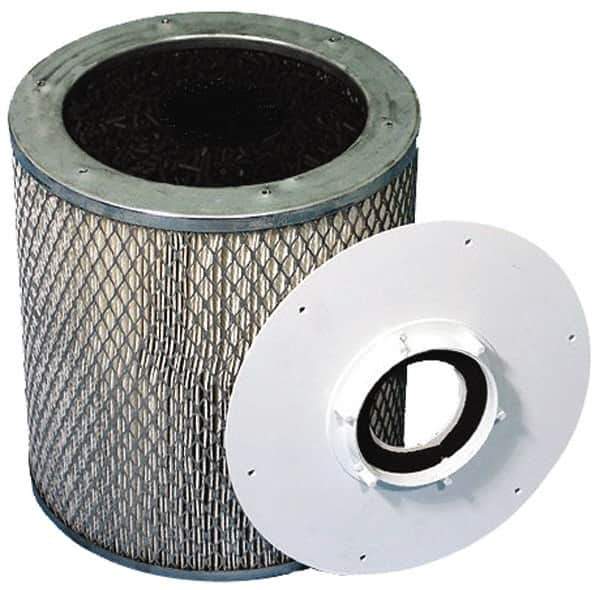 Extract-All - 9-3/4 Inch Wide, Micro Fiber Paper Plus Activated Carbon Air Filter - Exact Tool & Supply
