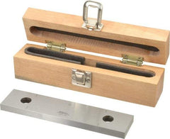 SPI - 6" Rectangular Steel Gage Block - Accuracy Grade 0, Includes NIST Traceability Certification - Exact Tool & Supply