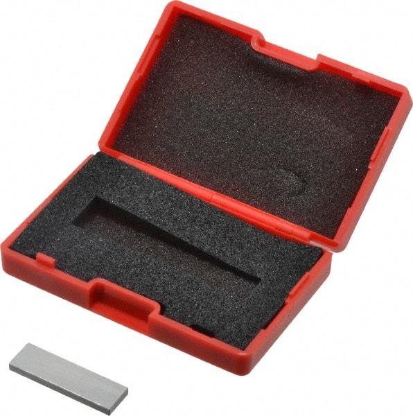 SPI - 0.1005" Rectangular Steel Gage Block - Accuracy Grade AS-1, Includes NIST Traceability Certification - Exact Tool & Supply