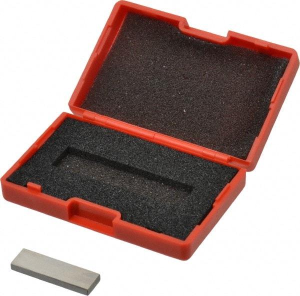 SPI - 0.121" Rectangular Steel Gage Block - Accuracy Grade AS-1, Includes NIST Traceability Certification - Exact Tool & Supply