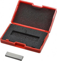 SPI - 0.137" Rectangular Steel Gage Block - Accuracy Grade AS-1, Includes NIST Traceability Certification - Exact Tool & Supply