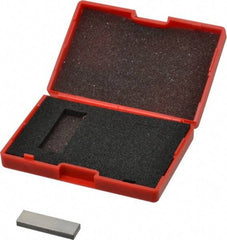 SPI - 0.138" Rectangular Steel Gage Block - Accuracy Grade AS-1, Includes NIST Traceability Certification - Exact Tool & Supply
