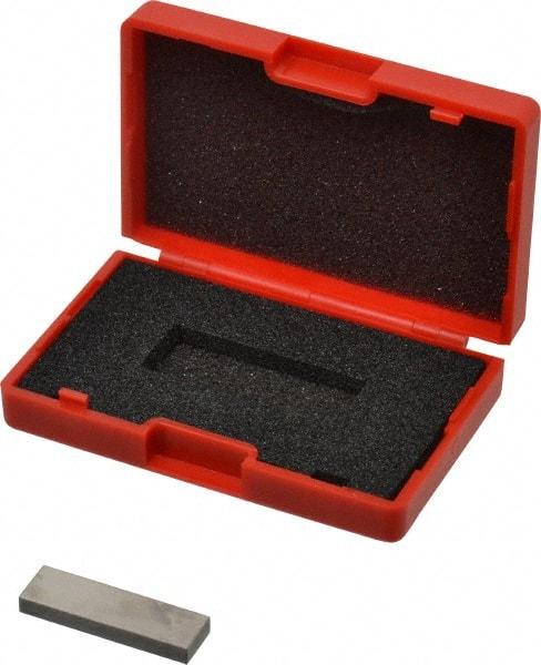 SPI - 0.139" Rectangular Steel Gage Block - Accuracy Grade AS-1, Includes NIST Traceability Certification - Exact Tool & Supply