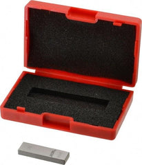 SPI - 0.142" Rectangular Steel Gage Block - Accuracy Grade AS-1, Includes NIST Traceability Certification - Exact Tool & Supply