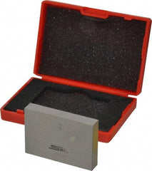 SPI - 2" Rectangular Steel Gage Block - Accuracy Grade AS-1, Includes NIST Traceability Certification - Exact Tool & Supply