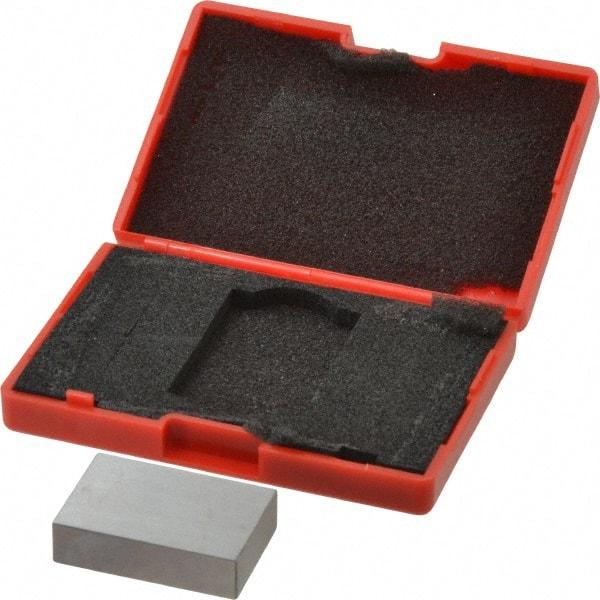 SPI - 0.9" Rectangular Steel Gage Block - Accuracy Grade AS-1, Includes NIST Traceability Certification - Exact Tool & Supply