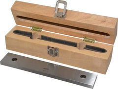 SPI - 8" Rectangular Steel Gage Block - Accuracy Grade AS-1, Includes NIST Traceability Certification - Exact Tool & Supply