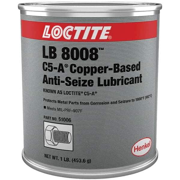 Loctite - 1 Lb Can Anti-Seize Lubricant - Copper, 1,800°F - Exact Tool & Supply