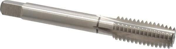Balax - 4 Flutes, 0.9500 Inch Thread Length, 7/16-14 UNC, Nitride Oxide Coating, High Speed Steel, Cleanout Tap - 3-5/32 Inch Overall Length, 13/32 Inch Square Length, 0.242 Inch Square Size, 0.323 Inch Shank Diameter, Modified Bottoming - Exact Tool & Supply