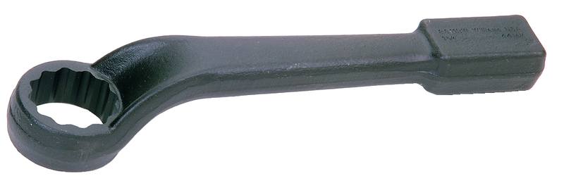 1-1/4" x 10-31/32" OAL-12 Point-Black Oxide-Offset Striking Wrench - Exact Tool & Supply