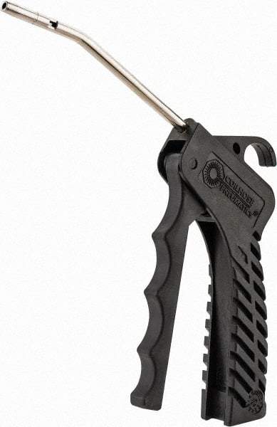 Coilhose Pneumatics - 150 Max psi Bent Fixed Safety Extension Tube Pistol Grip Blow Gun - 1/4 NPT, 5" Tube Length, ABS Resin - Exact Tool & Supply
