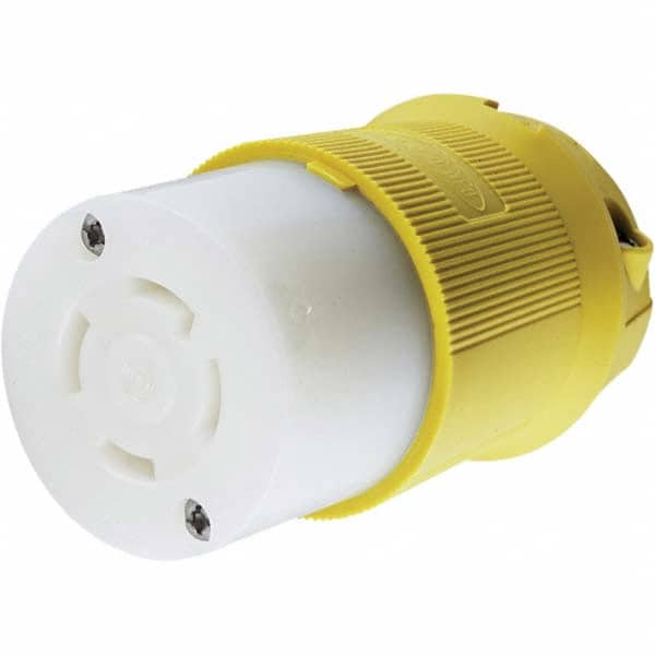 Hubbell Wiring Device-Kellems - 125/250 VAC 30A NEMA L14-30R Marine Twist Lock Connector - Exact Tool & Supply