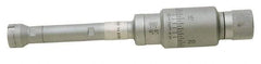 TESA Brown & Sharpe - 1.2 to 1.4", 3" Gage Depth, Mechanical Inside Micrometer - 0.0002" Graduation, Ratchet Stop Thimble - Exact Tool & Supply
