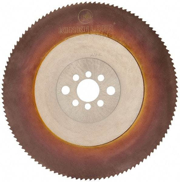 Kinkelder Saw - 250mm Blade Diam, 120 Teeth, High Speed Steel Cold Saw Blade - 32mm Arbor Hole Diam, 2mm Blade Thickness - Exact Tool & Supply