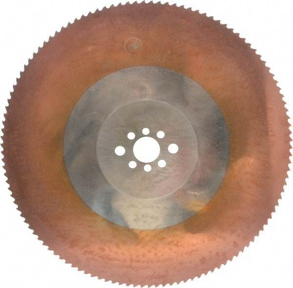 Kinkelder Saw - 350mm Blade Diam, 120 Teeth, High Speed Steel Cold Saw Blade - 32mm Arbor Hole Diam, 2.5mm Blade Thickness - Exact Tool & Supply