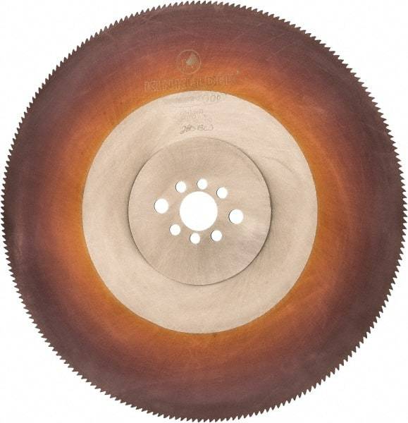 Kinkelder Saw - 350mm Blade Diam, 280 Teeth, High Speed Steel Cold Saw Blade - 32mm Arbor Hole Diam, 2.5mm Blade Thickness - Exact Tool & Supply