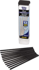 Markal - Black All Purpose Wax Crayon - Flat Tip - Exact Tool & Supply