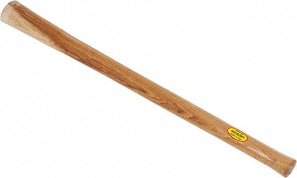 Made in USA - 36" Long Replacement Handle for Railroad/Clay Pick - 3" Eye Length x 2" Eye Width, Hickory, 5 Lb Capacity, Material Grade Type B - Exact Tool & Supply